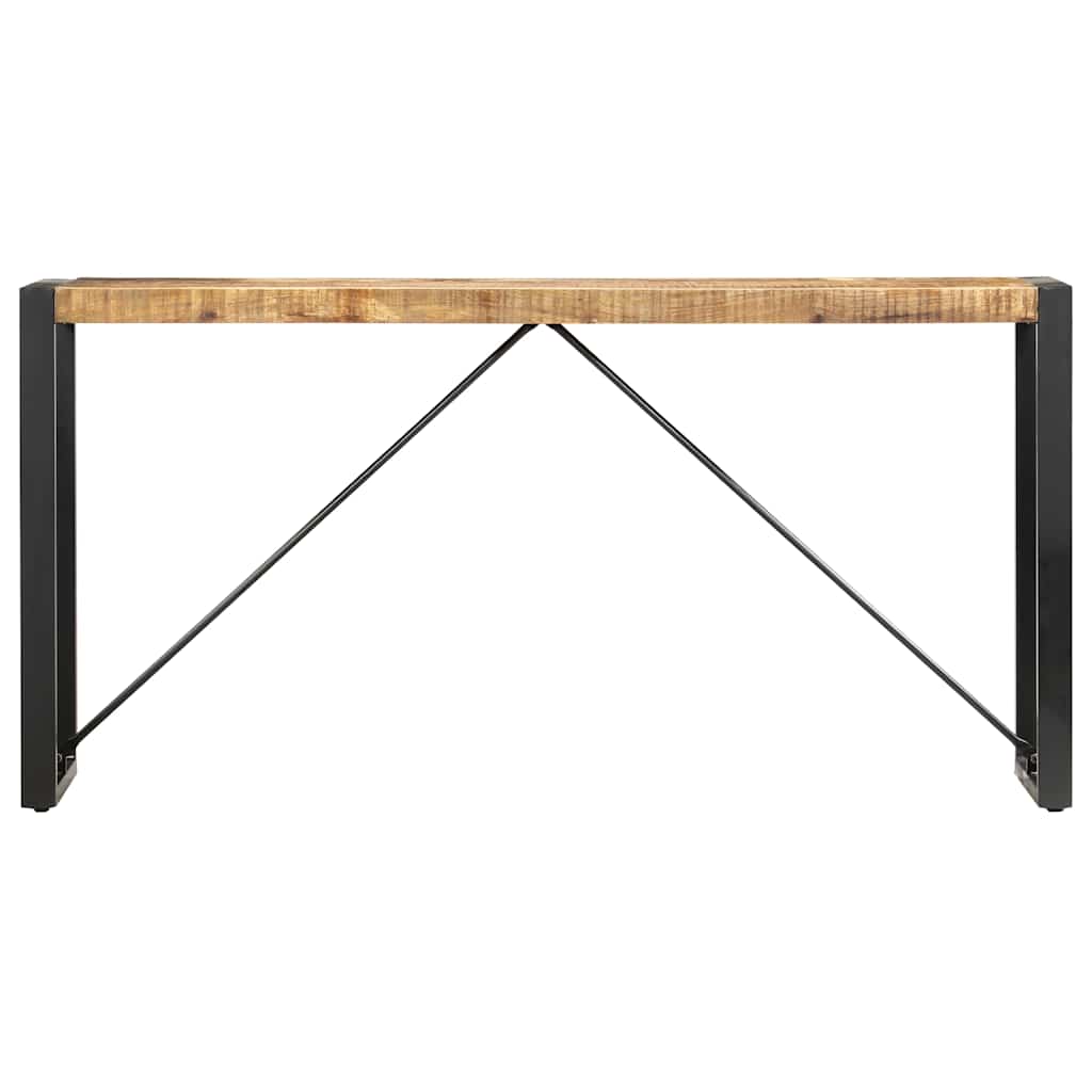 Tavolo Consolle 150x35x76 cm in Legno Massello di Mango