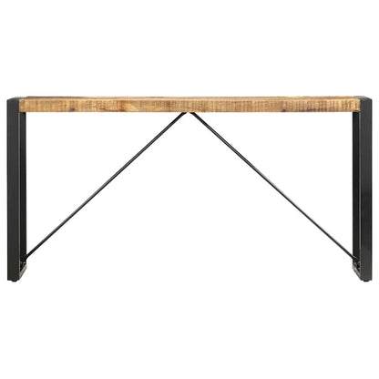 Tavolo Consolle 150x35x76 cm in Legno Massello di Mango