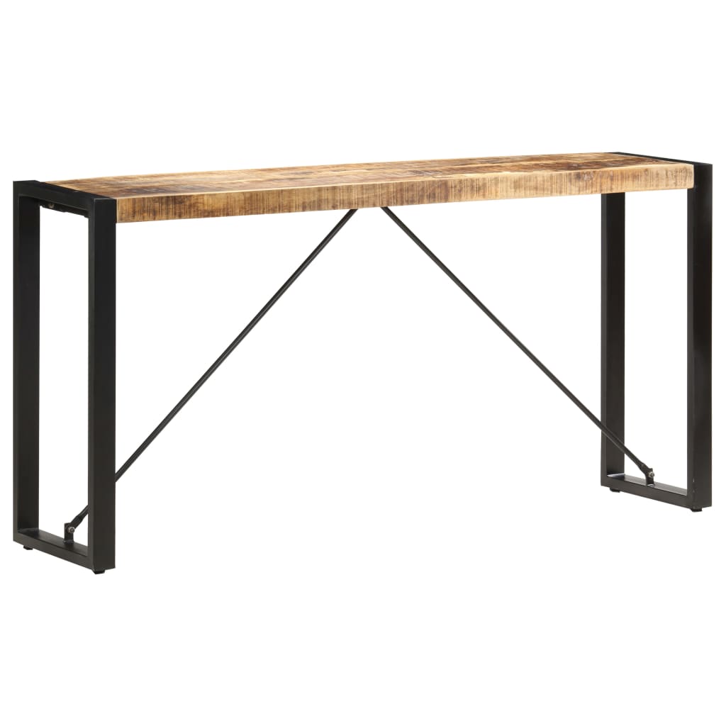 Tavolo Consolle 150x35x76 cm in Legno Massello di Mango | homemem39