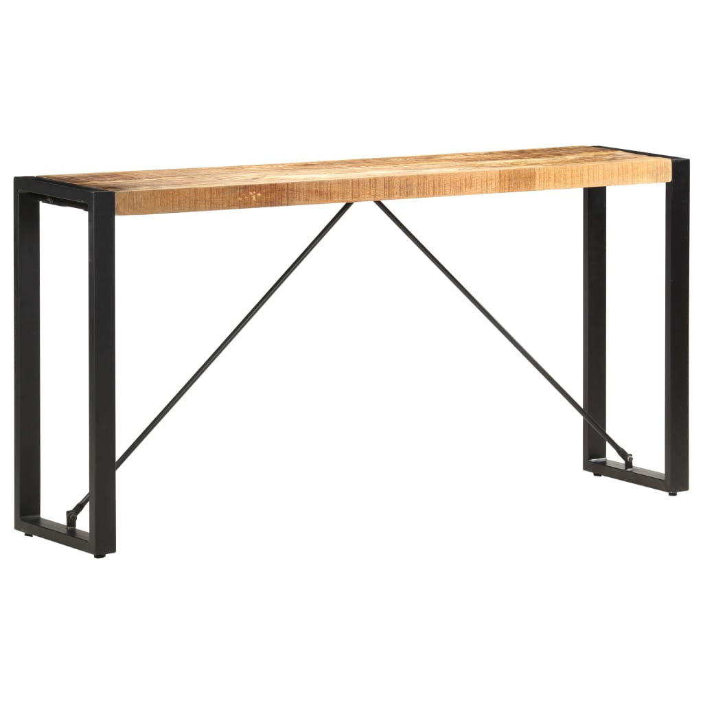 Tavolo Consolle 150x35x76 cm in Legno Massello di Mango | homemem39