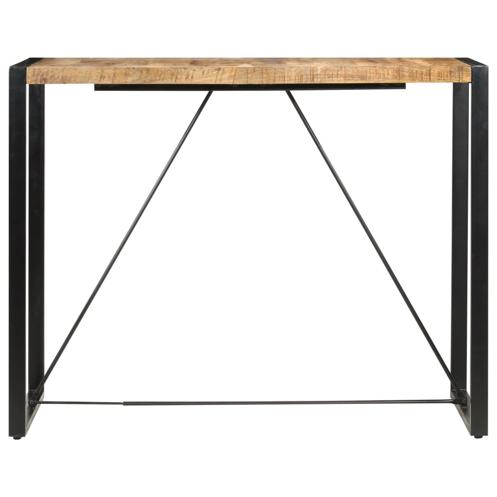 Tavolo da Bar 140x70x110cm in Legno Massello di Mango | homemem39