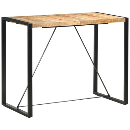 Tavolo da Bar 140x70x110cm in Legno Massello di Mango | homemem39