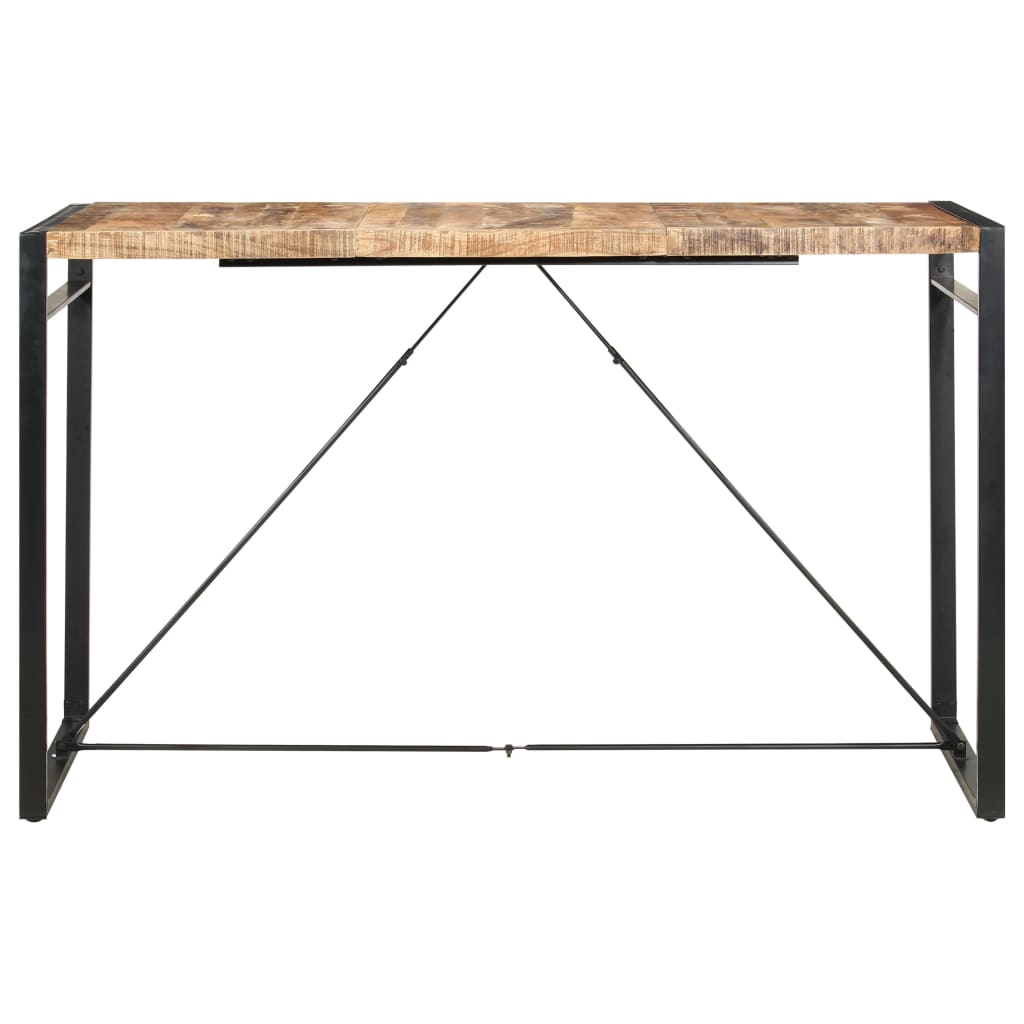 Tavolo da Bar 180x90x110cm in Legno Massello di Mango | homemem39