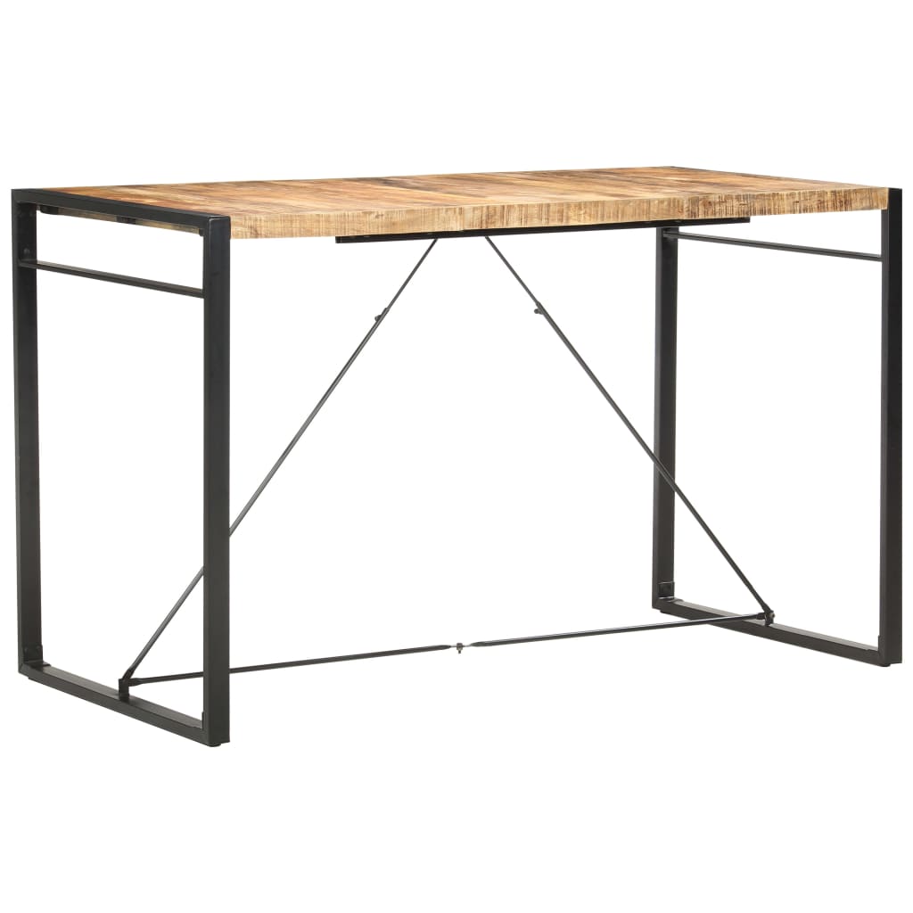 Tavolo da Bar 180x90x110cm in Legno Massello di Mango | homemem39
