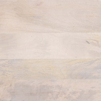 Tavolo da Pranzo 180x90x76 cm in Massello di Mango Sbiancato