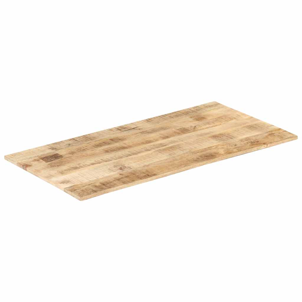 Piano Tavolo in Legno Massello di Mango 15-16 mm 100x60 cm | homemem39