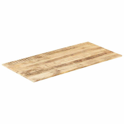 Piano Tavolo in Legno Massello di Mango 15-16 mm 100x60 cm | homemem39