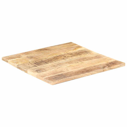 Piano Tavolo in Legno Massello di Mango 25-27 mm 60x60 cm | homemem39