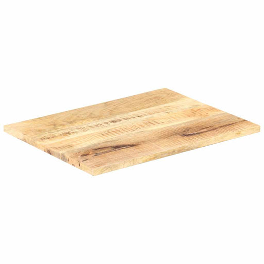 Piano Tavolo in Legno Massello di Mango 25-27 mm 90x60 cm