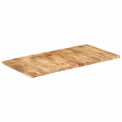 Piano Tavolo in Legno Massello Mango 25-27 mm 120x60 cm | homemem39
