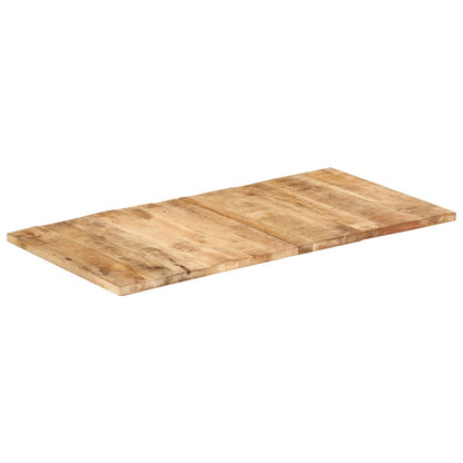 Piano Tavolo in Legno Massello Mango 25-27 mm 120x60 cm | homemem39