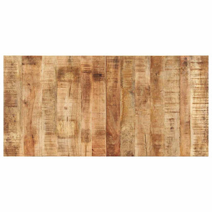 Piano Tavolo in Legno Massello Mango 25-27 mm 120x60 cm | homemem39
