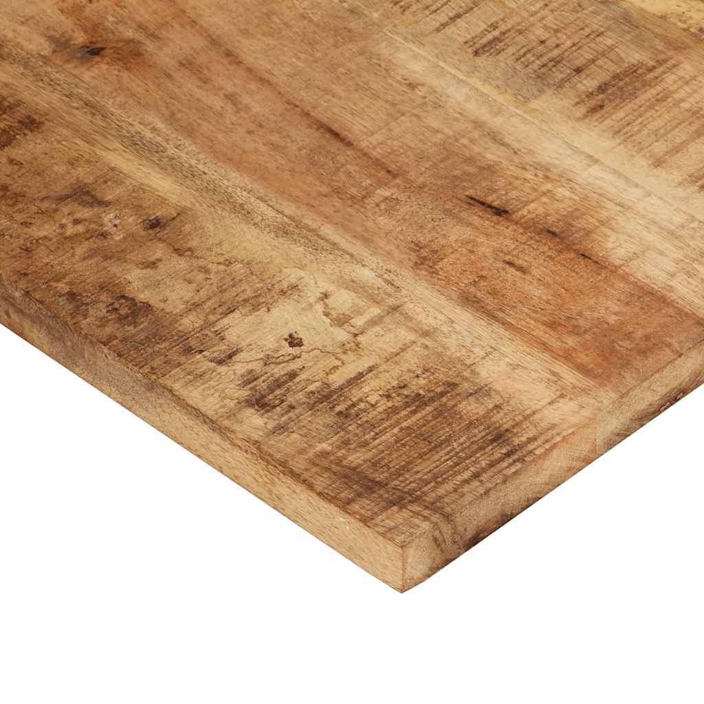 Piano Tavolo in Legno Massello Mango 25-27 mm 120x60 cm | homemem39