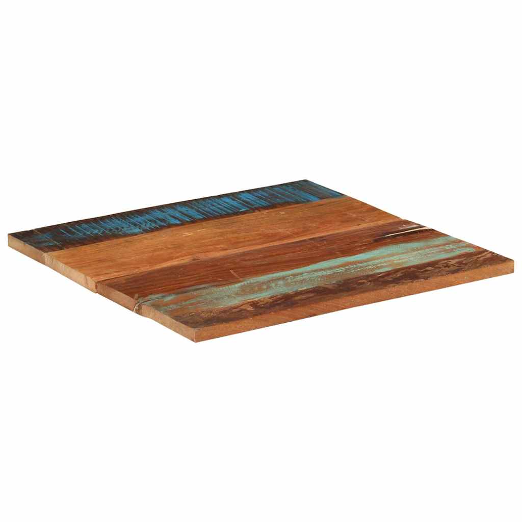 Piano Tavolo Quadrato 70x70 cm 25-27 mm in Legno di Recupero | homemem39