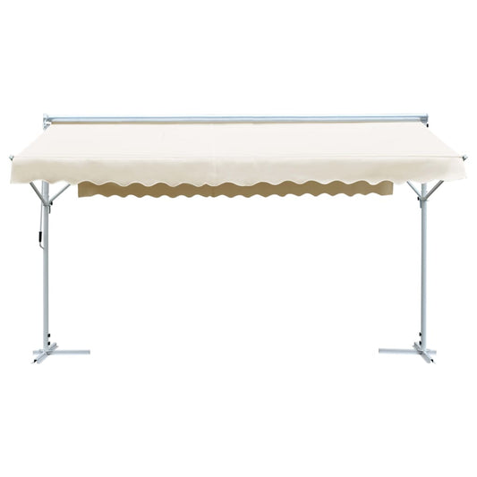 Tenda Parasole con Piedistallo 500x300 cm Crema | homemem39