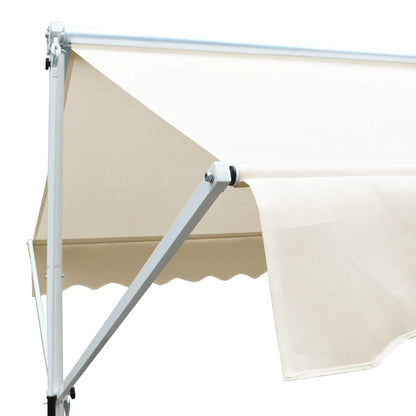 Tenda Parasole con Piedistallo 500x300 cm Crema | homemem39