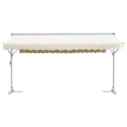 Tenda Parasole con Piedistallo 600x300 cm Crema | homemem39