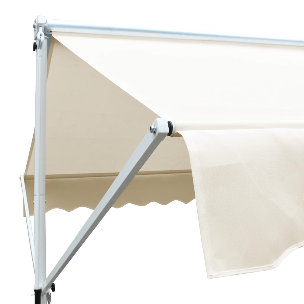 Tenda Parasole con Piedistallo 600x300 cm Crema | homemem39