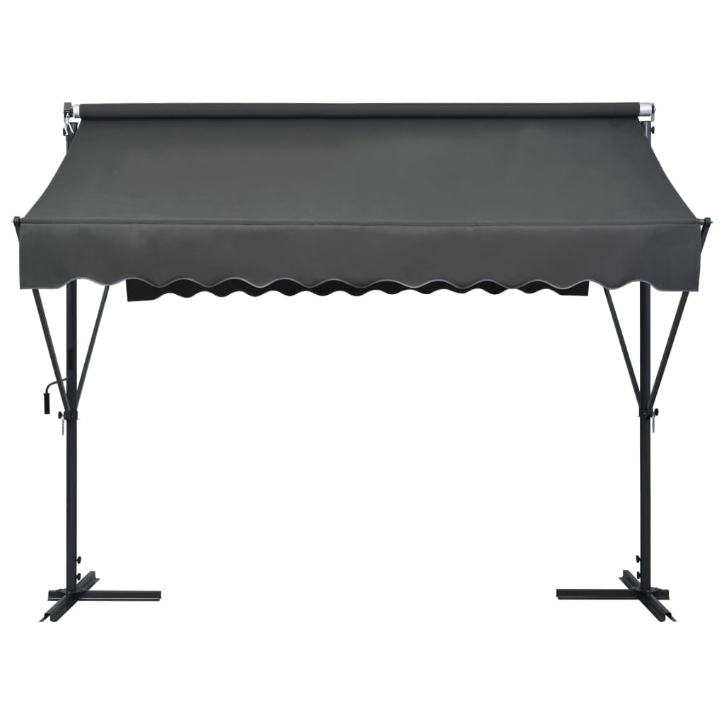 Tenda Parasole con Piedistallo 300x300 cm Antracite | homemem39