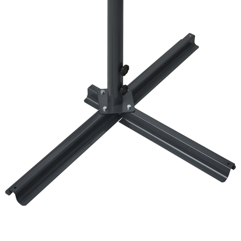 Tenda Parasole con Piedistallo 300x300 cm Antracite | homemem39