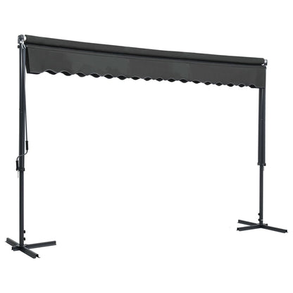 Tenda Parasole con Piedistallo 400x300 cm Antracite | homemem39