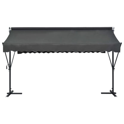 Tenda Parasole con Piedistallo 400x300 cm Antracite | homemem39