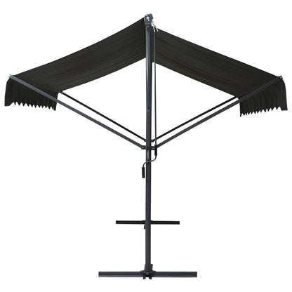 Tenda Parasole con Piedistallo 400x300 cm Antracite | homemem39