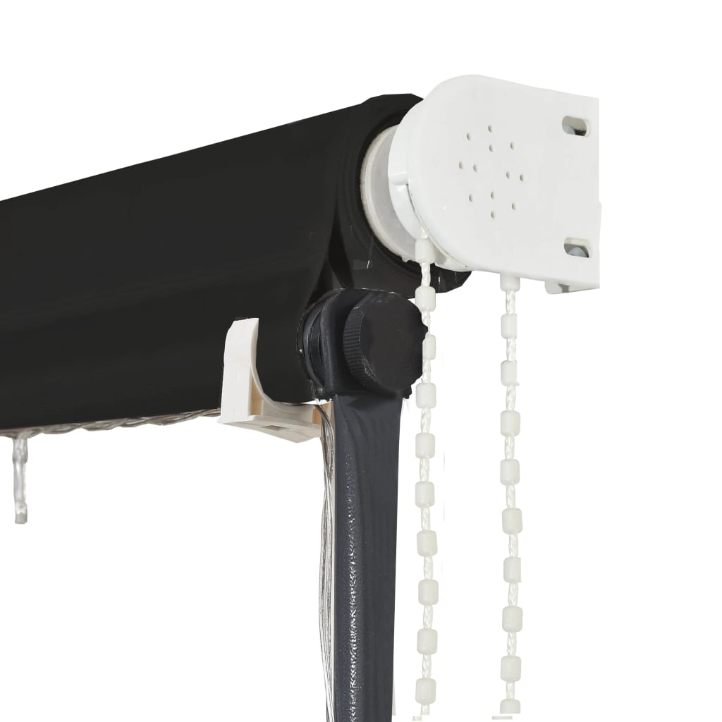 Tenda da Sole Retrattile con LED 100x150 cm Antracite | homemem39