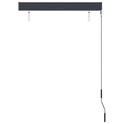 Tenda a Rullo per Esterni 100x250 cm Bianca e Arancione