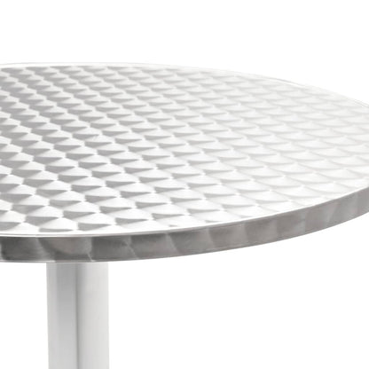 Set da Pranzo da Giardino 5 pz in Alluminio Argento | homemem39
