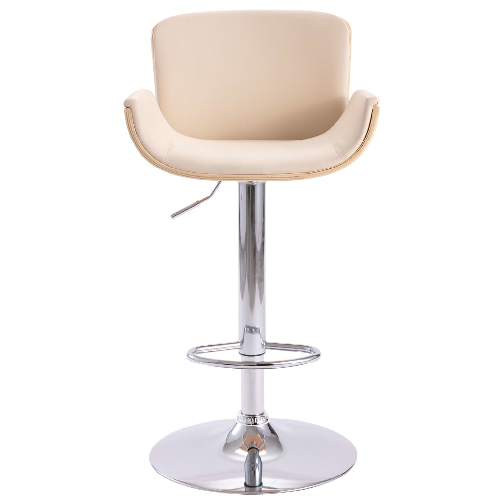 Sgabello da Bar Crema in Similpelle - homemem39