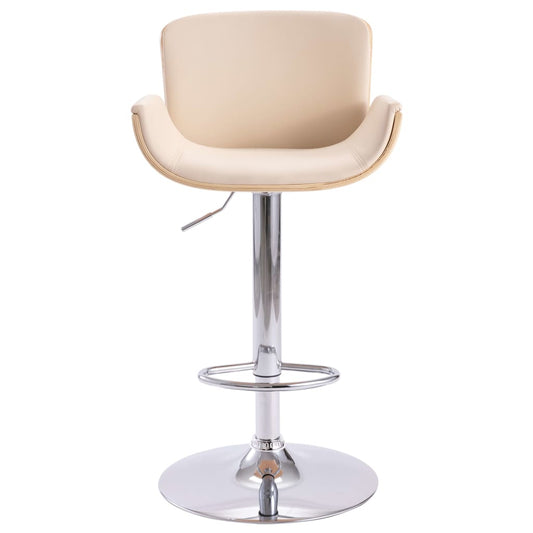 Sgabello da Bar Crema in Similpelle - homemem39