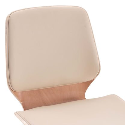 Sedie da Pranzo 2 pz Crema in Similpelle | homemem39