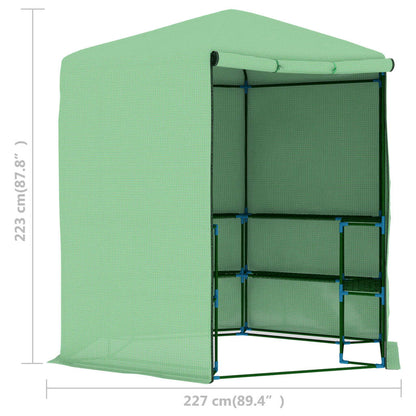 Serra con Ripiani in Acciaio 227x223 cm - homemem39
