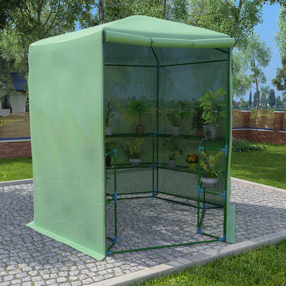 Serra con Ripiani in Acciaio 227x223 cm - homemem39