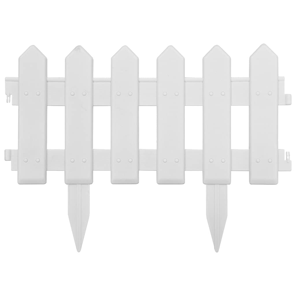 Bordi per Prato 25 pz Bianchi 10 m in PP | homemem39