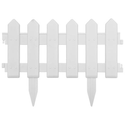 Bordi per Prato 25 pz Bianchi 10 m in PP | homemem39