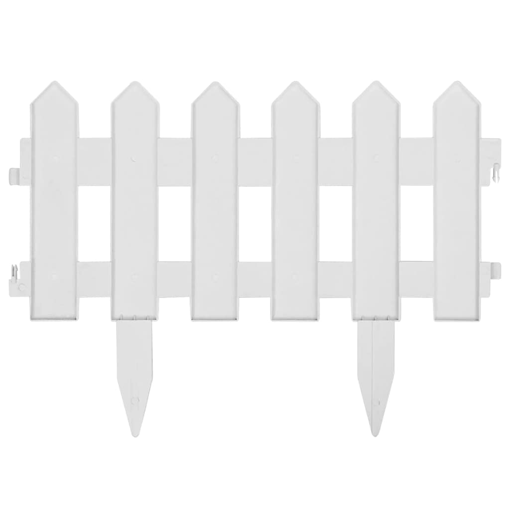 Bordi per Prato 25 pz Bianchi 10 m in PP | homemem39