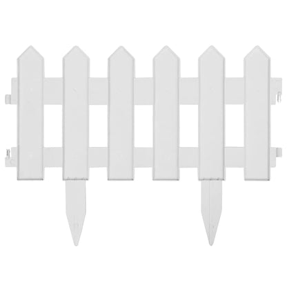 Bordi per Prato 25 pz Bianchi 10 m in PP | homemem39