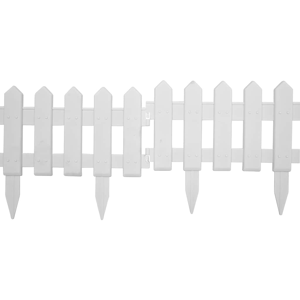 Bordi per Prato 25 pz Bianchi 10 m in PP | homemem39
