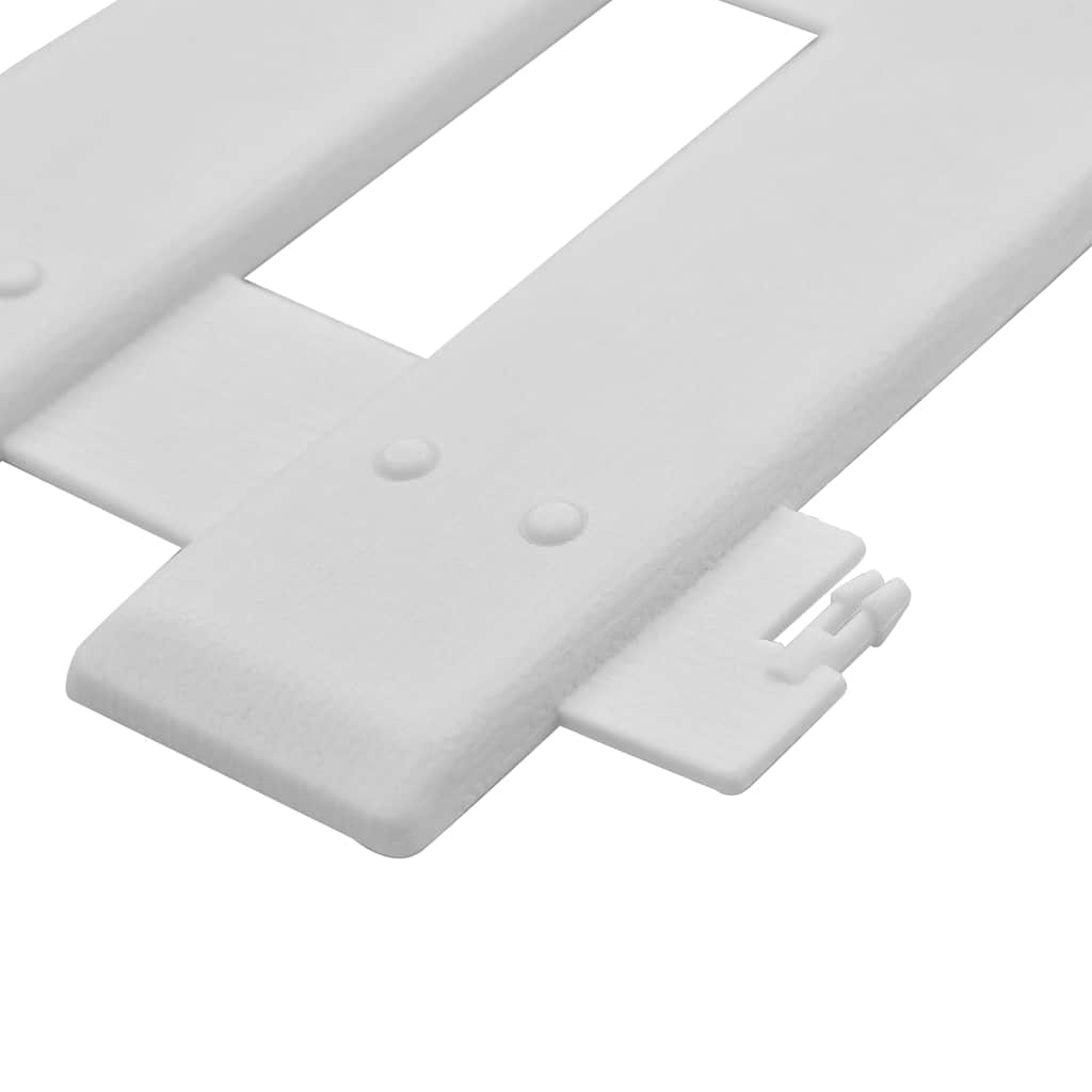 Bordi per Prato 25 pz Bianchi 10 m in PP | homemem39