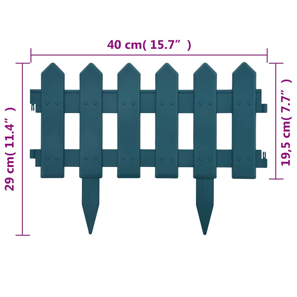 Bordi per Prato 25 pz Verdi 10 m in PP | homemem39