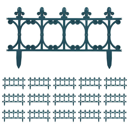 Bordature per Prato 16 pz Verde 10 m in PP | homemem39