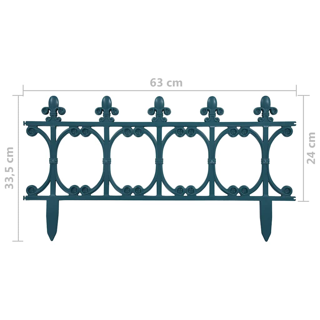Bordature per Prato 16 pz Verde 10 m in PP | homemem39
