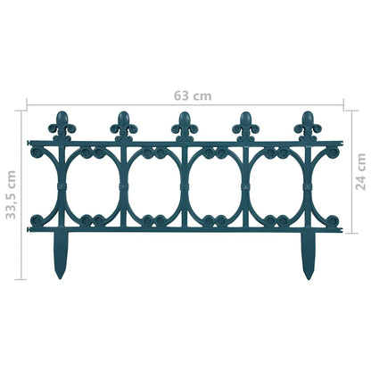 Bordature per Prato 16 pz Verde 10 m in PP | homemem39
