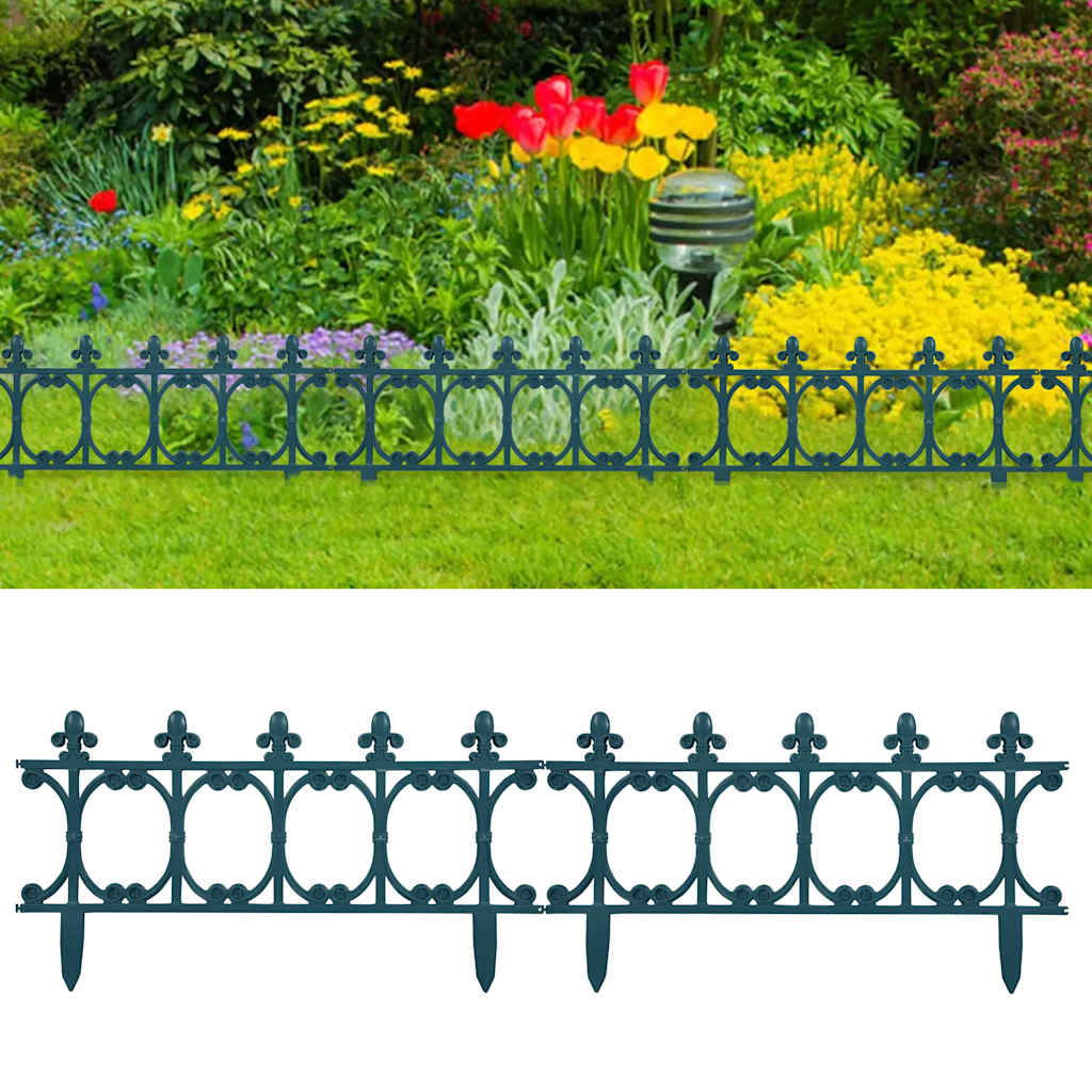 Bordature per Prato 16 pz Verde 10 m in PP | homemem39
