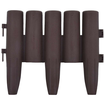 Bordature per Prato 36 pz Marroni 10 m in PP | homemem39