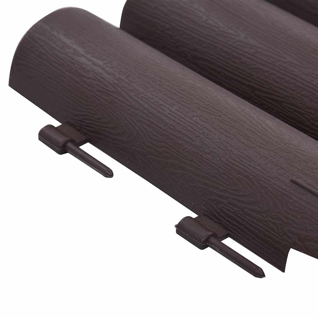 Bordature per Prato 36 pz Marroni 10 m in PP | homemem39
