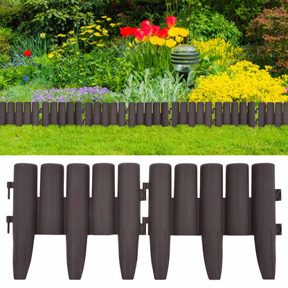 Bordature per Prato 36 pz Marroni 10 m in PP | homemem39