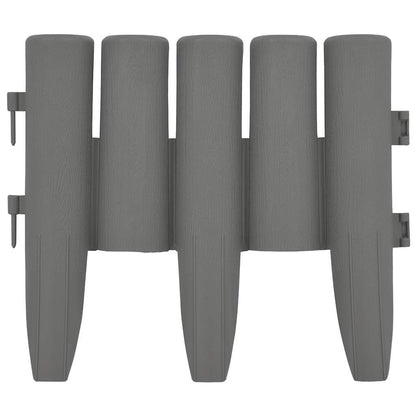 Bordature per Prato 36 pz Grigie 10 m in PP | homemem39